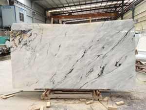 Marbre noir Calacatta naturel, marbre blanc poli avec des veines noires, dalle pour sol, mur, îlot de cuisine, escaliers - Product Image 4