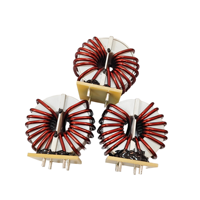 Bobine d'inductance plate toroïdale à noyau de ferrite, filtre de mode commun à trou traversant vertical/horizontal, 780uH 25A