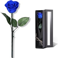 Noël Saint Valentin Cadeau Éternel Unique Rose Branche Bouquet Naturel Réel Préservé Rose avec Boîte Cadeaux pour Maman Femmes