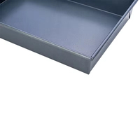 Plaque de cuisson carrée profonde en acier au carbone personnalisable avec logo et emballage, pour gâteaux au fromage, biscuits, four et cuisine