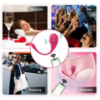 Tragbarer App-gesteuerter Vibrator in Vaginaform, Bullet-Vibrator, Sexspielzeug, Vibrierendes Ei für Frauen
