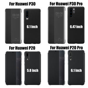 Coque de téléphone Huawei en cuir, étui à rabat rigide pour fenêtre mince, P30, P40 Pro, P20, <span class=keywords><strong>P</strong></span> 30, 20 Lite, P30pro, P20pro, <span class=keywords><strong>30pro</strong></span> - Product Image 6