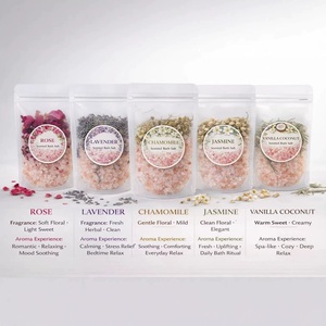 Sal de Baño de Rosa del Himalaya Orgánica al por Mayor con Lavanda y Sales del <span class=keywords><strong>Mar</strong></span> <span class=keywords><strong>para</strong></span> Relajación, Etiqueta Privada, Sal Natural de Rosa Floral - Product Image 1
