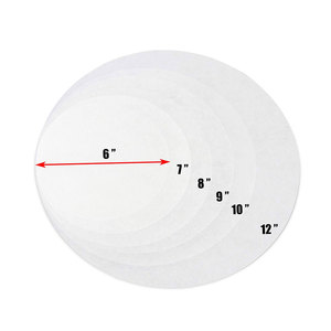 Giấy Lót Sáp Chống Dính Giấy Da Bánh Pizza Tấm Nướng Bánh Tròn Màu Trắng Tái Sử Dụng - Product Image 3