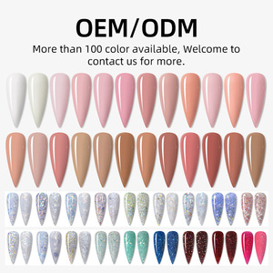 Qshy Nhãn Hiệu Riêng 30Ml Long Lanh Khỏa Thân Màu Hồng Rõ Ràng Polygeling Acrylic Mở Rộng Cứng Gel Rắn <span class=keywords><strong>Builder</strong></span> Cho Móng Tay - Product Image 6