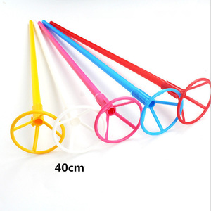 Trasparente 70-80cm balloon cup & sticks clear & holder per 10 18 24 36 pollici trasparente clear wave ball bobo balloon globo - Product Image 5