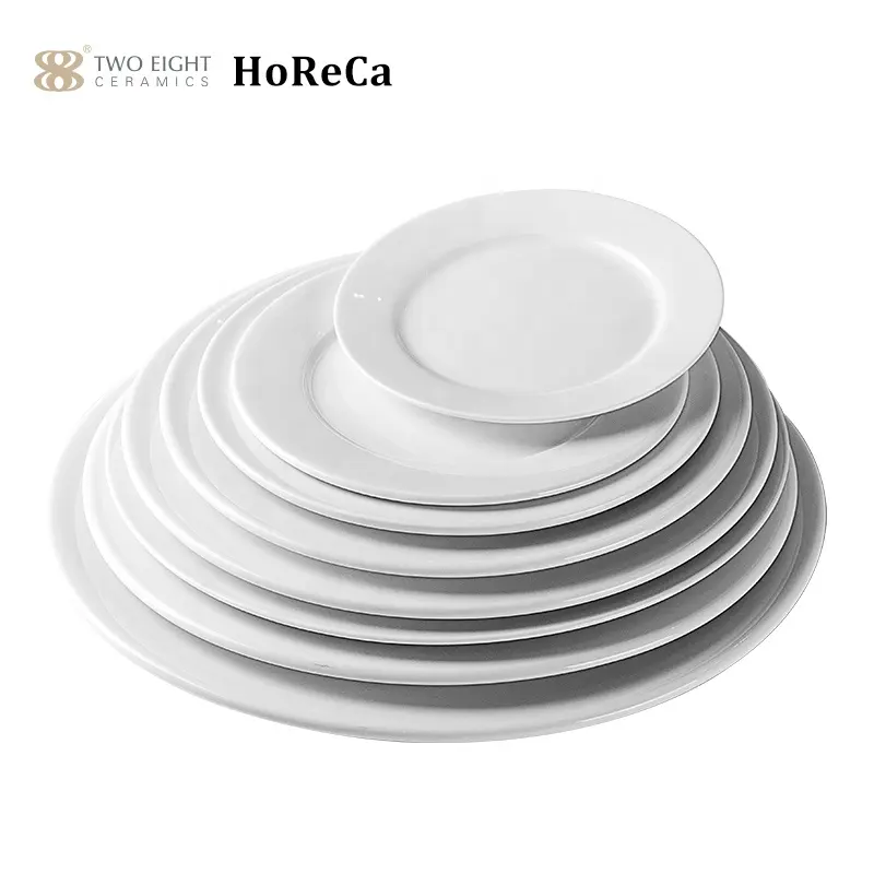 Cheap Price Special Ceramic Decoration Plate, Hotel & Restaurant Used Plate Reactive Round/