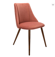 Ensemble de chaises de salle à manger nordiques, meubles de salle à manger de cuisine moderne de luxe, chaise de salle à manger en velours pour salle à manger, restaurant