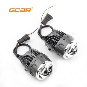 GCAR Long Shot H11 Dual Laser Fog Lamp Spotlight Three Colors 55W Penetration Beam Headlight - Product Image 4