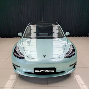Wrapmaster 1,52*17m PET Macaron Moonlight Jade PVC Super Glossy Crystal Vinyl Car Wrap - Product Image 2