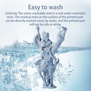 Résine rigide lavable à l'eau Antinsky pour imprimante 3D DLP LCD 405nm 1kg Haute précision et faible rétrécissement - Product Image 4