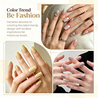 Lot de vernis à ongles en gel en gros, nouvelle tendance, ensemble de 6 couleurs, longue tenue, sans trois composants nocifs, durcissement UV/LED, coffret cadeau exclusif pour salons de manucure