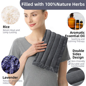 Sac chauffe-riz bio à la lavande 100%, huile essentielle, extrait d'herbes, thérapie aromatique, Pack apaisant, douleurs musculaires - Product Image 4