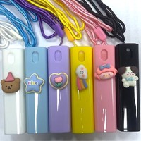 Porte-clés de sac à main, vide, pour défense personnelle, 20ml 60ml 110ml, spray gel liquide puissant en aérosol, portable avec tous les accessoires
