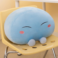Nouveauté peluche slime Anime Tensei Shitara chauffe-mains peluche poupée oreillers slime Datta Ken Tempest Rimuru coussin