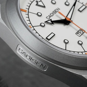 CADISEN TI-7 Autodyne 2026 NUEVO Reloj Mecánico Automático de Acero Inoxidable para Hombre con Correa de Lona, Esfera de Cristal de Zafiro, Luminoso, 10 Bar - Product Image 2