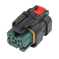 Connecteur de faisceau de câbles automobile étanche à 4 broches, femelle, 776487-4
