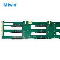 MIwin Kundenspezifisches OEM SAS SATA Direkt Verbundenes HDD-Backplane 3,5 Zoll 2U 12-Bay Server SAS Festplatten-Backplane für Servereinsatz