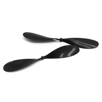 Pièces d'avion modèle quadrirotor télécommandé auto-fabriqué hélice bipale en plastique 2*180mm avec arbre de 2mm pour Gadgets et gadgets