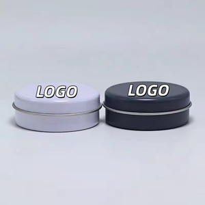 Wholesale Factory Direct Custom Small Round <b>Empty</b> Tin Cans Lip Balm Small Mini Metal Tin Box Tin <b>Jars</b> - Product Image 1