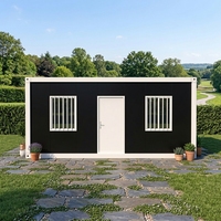Maison conteneur de luxe respirante et pliable, style moderne et minimaliste, prête à l'emploi, pour résidence familiale, bureau, bâtiment industriel, entrepôt, hôtel