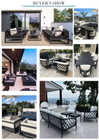 2025 Sigma Luxe Chaise longue en aluminium moderne tout temps pour patio extérieur et meubles de jardin