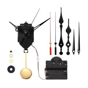 Kit di movimento dell'orologio a pendolo di lusso con 3 paia di lancette e parti di orologio a cucù a pendolo in plastica e metallo - Product Image 5