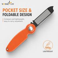Affûteur de couteaux portable Yoyal TY2203 - Affûteur pliable professionnel pour le camping, la chasse et l'usage tactique