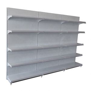 एकल-पक्षीय कोने इकाई की बोतल प्रदर्शन शेल्फ रैक किराने की दुकान ठंडे बस्ते में डालने के लिए बिक्री - Product Image 1