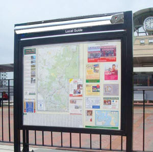 太阳能户外60发光二极管集成发光二极管墙10瓦太阳能无线广告牌广告标牌天井安全灯 - Product Image 5