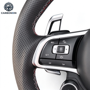 Accesorios Volkswagen Deportivos, Volante Deportivo de 3 Radios en Cuero Completo para Polo, Golf 6 GTD, Jetta, Tiguan, Passat B7 B8 GTI R GTD - Product Image 4