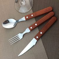 Ensemble de vaisselle de cuisine en matériel épaissi, jeu en bois, vaisselle de cuisine et de ménage, 1 pièce