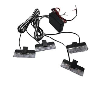 Télécommande haute puissance 16 LED un remorquage huit LED voyant d'avertissement de calandre centrale de voiture - Product Image 5