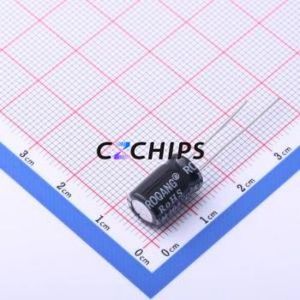 Condensador Electrolítico de Aluminio de Montaje Pasante KM1A102M0812, D8xL12mm, 1000uF, 20%, 10V, 360mA-120kHz - Product Image 2