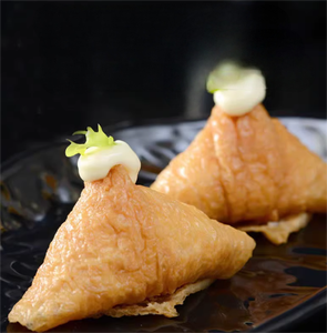 เต้าหู้อินาริปรุงรสแช่แข็งแบบญี่ปุ่น รสเค็ม สำหรับซูชิ ขายส่งราคาถูก ขายดี อาหารมังสวิรัติเพื่อสุขภาพ - Product Image 2