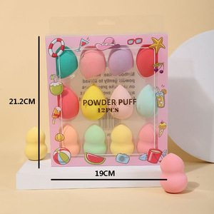 Juego de Esponjas de Maquillaje EMF Soft Beauty, 6/8/12 Piezas, Lavables, para Base de Maquillaje, Secas y Húmedas, con Cojín de Aire, Antiadherentes, <span class=keywords><strong>en</strong></span> Caja - Product Image 3