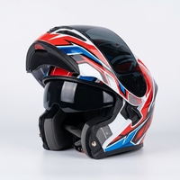 Casque de moto relevable tendance, léger, en ABS, certifié ECE, toutes saisons, pour hommes