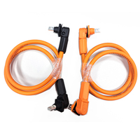 Connecteur Amphenol 200A Surlok Plus à angle droit, fiche filetée 50mm2, borne filetée 8mm, prise de montage sur panneau, connecteur de batterie, câble automobile