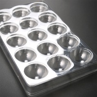 AK 2 pièces 15 cavités Moules en plastique pour pâte à sucre, séchage de fleurs, façonnage de fleurs en argile, outils de modelage