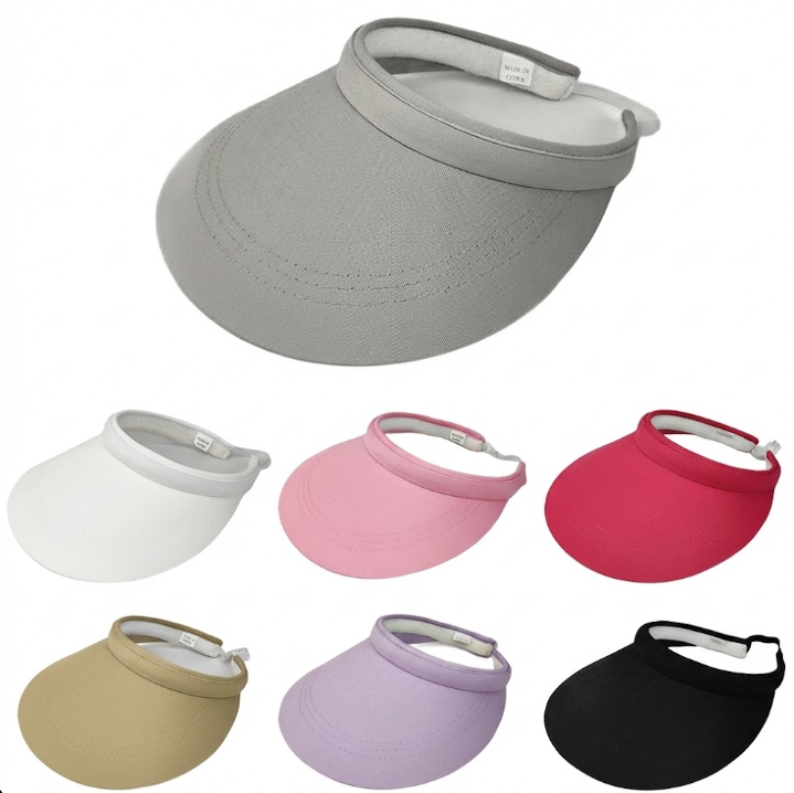 Hot Sale Solid Color PVC Visior