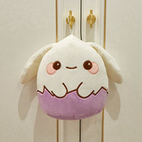 Oreiller en peluche personnalisable pour lapin de Pâques-Jouet en peluche doux avec rembourrage en coton PP, cadeau parfait pour la famille et les amis