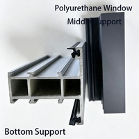 Proveedor de Ventanas de PU, Perfiles Ligeros de Fibra de Vidrio FRP, Perfiles de Pultrusión GRP Antienvejecimiento para Infraestructura