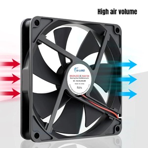 14025 không chổi than quạt làm mát 4pin PWM <span class=keywords><strong>Fan</strong></span> 140x140x25 mét 24V DC 12V luồng không khí cao PC/máy chủ <span class=keywords><strong>Fan</strong></span> - Product Image 6