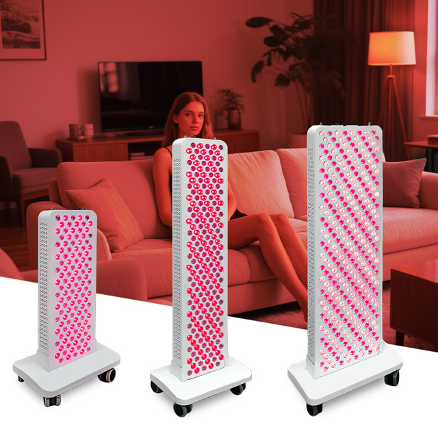 Whole Body Red Light Therapy Standing Device LED Infrared Light Therapy Base Deep Red Light Pain Relief Device with US Plug