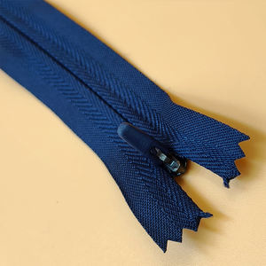 Fermeture à glissière invisible en nylon pour vêtements robe garniture en dentelle renforcée Anti-éclatement autobloquant extrémité fermée taille 3 4 5 stock disponible - Product Image 2