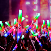 Palos de Espuma LED con Luz Brillante y Logotipo Personalizado a Precio de Fábrica, Multiusos para Conciertos, Decoración de Fiestas de Graduación