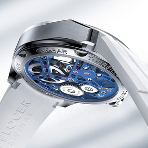 <span class=keywords><strong>AGELOCER</strong></span> Montre Tourbillon originale Lunette diamantée en céramique Hommes Vogue Squelette de luxe Montre mécanique manuelle Cadeau d'anniversaire pour hommes - Product Image 5