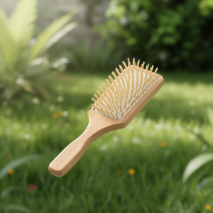 Square Plastic Tip Hairbrush L-Shaped Bristle Premium Quality Daily Skin Care All Skin Types K Beauty Formula - Product Image 3