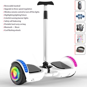 Patinete Eléctrico Autoequilibrado de 7 Pulgadas con Luces LED y <span class=keywords><strong>Manillar</strong></span> para Adultos y Niños, para Desplazamientos Diarios y Ocio al Aire Libre - Product Image 3
