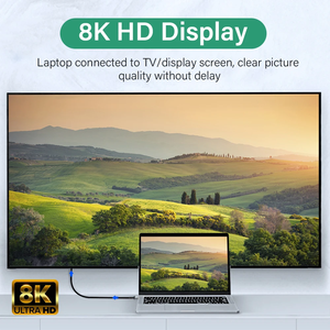 Câble <span class=keywords><strong>HDMI</strong></span> 2.1 8K 48 Gbps 8K 60 Hz 4K 120 Hz <span class=keywords><strong>HDMI</strong></span> vers <span class=keywords><strong>HDMI</strong></span> pour HDTV PC Ordinateur portable Projecteur PS5 Moniteur TV BOX - Product Image 4